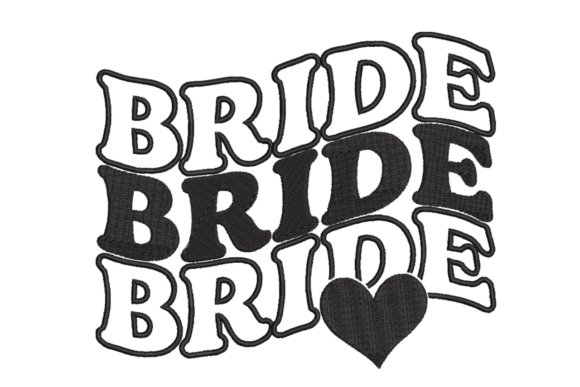 Retro Bride Text