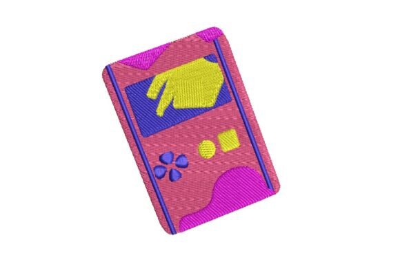 Retro Game Console Embroidery
